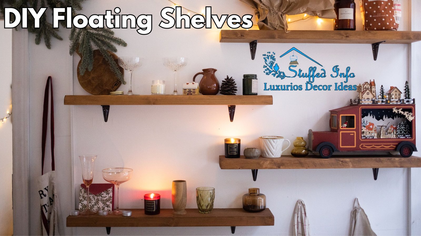 DIY Floating Shelves