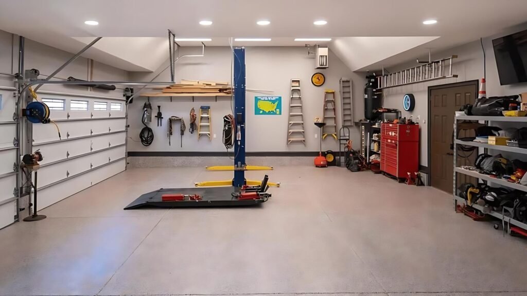 What does a garage look like?