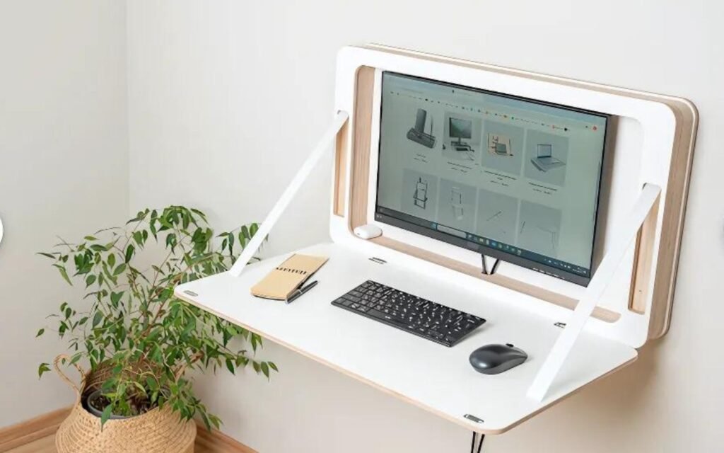 Fold-Out Floating Desk