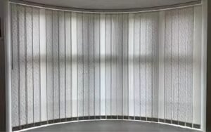 Curve Vertical Blinds For Windows