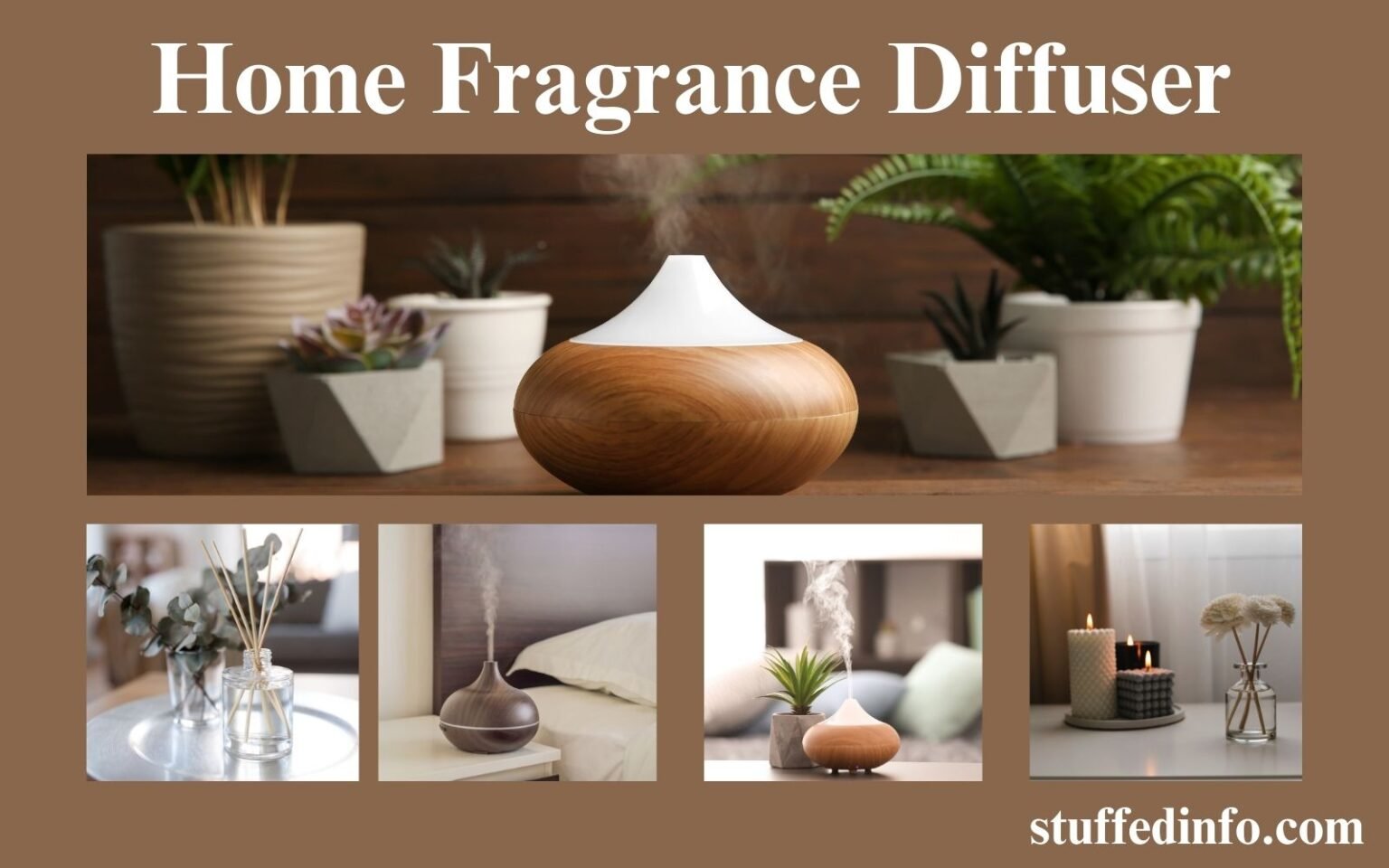 Home fragrance diffuser