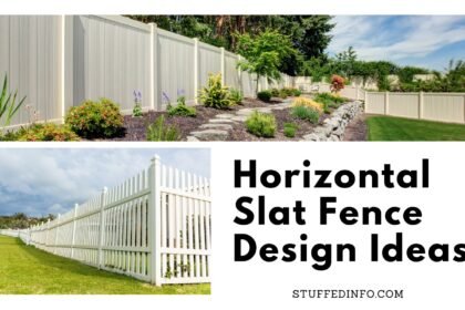 Horizontal Slat Fence