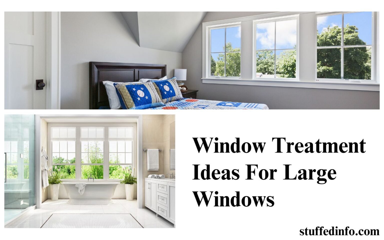 window treatment ideas for large windows