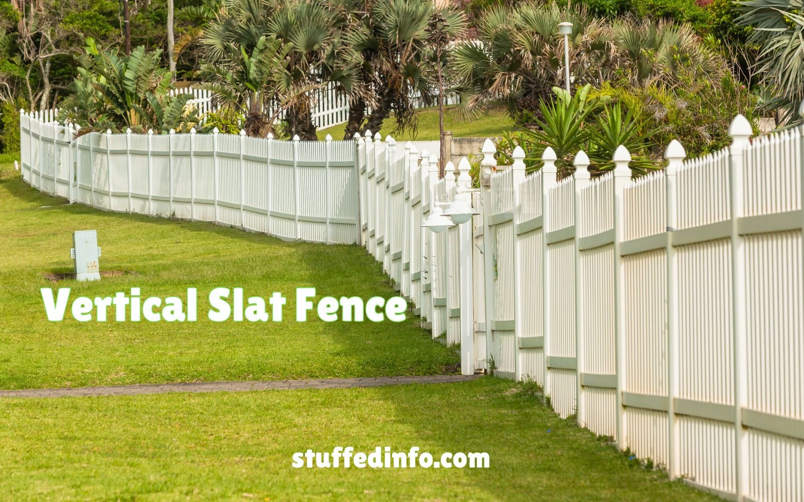 Vertical Slat Fence