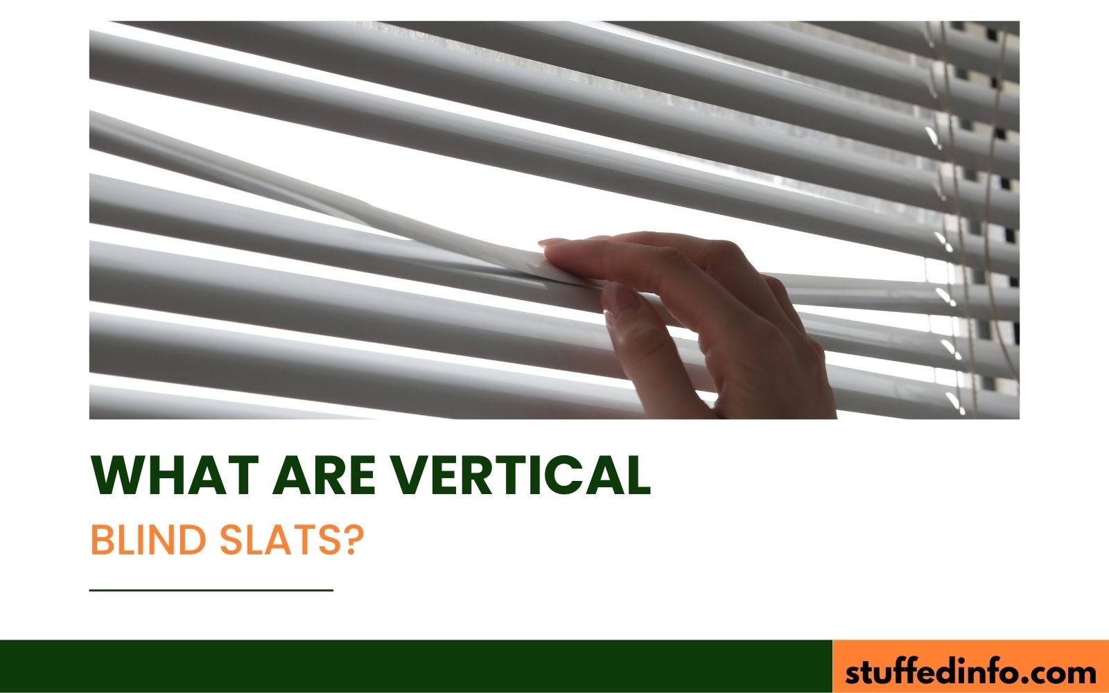 vertical blind slats