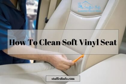 how to clean soft vinyl seat