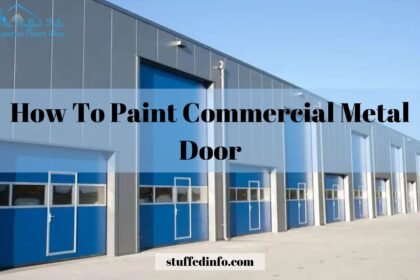 how to paint commercial metal door